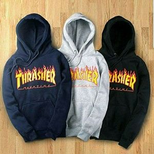 Thrasher Magazine Skate Board Hoodies (UNISEX)